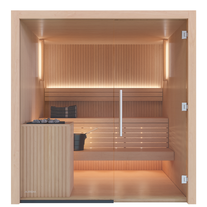 Auroom Libera Glass Cabin Sauna Kit