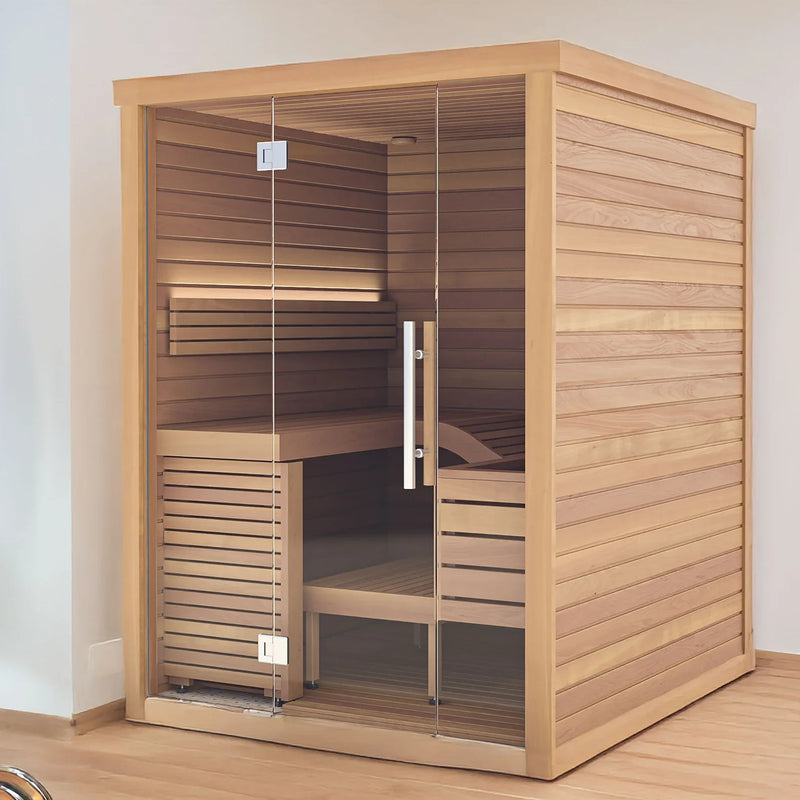 Auroom Baia Glass Indoor Sauna Kit