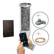 Harvia Cilindro Series 8 kW Sauna Heater Package