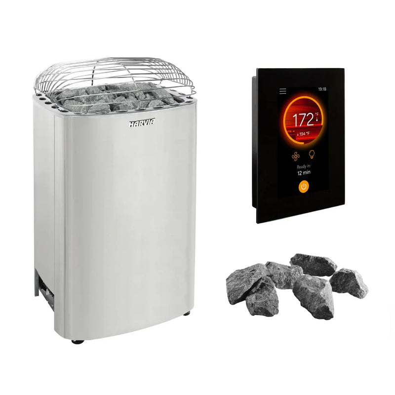 Harvia Club K15G Electric Sauna Heater Package