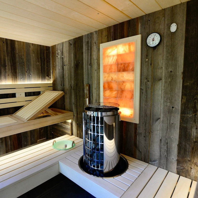 Harvia Cilindro PC80 8 kW Electric Sauna Heater w/ Built-In Controls