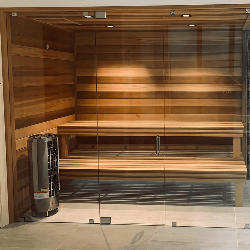 Harvia Cilindro PC90E Sauna Heater Package