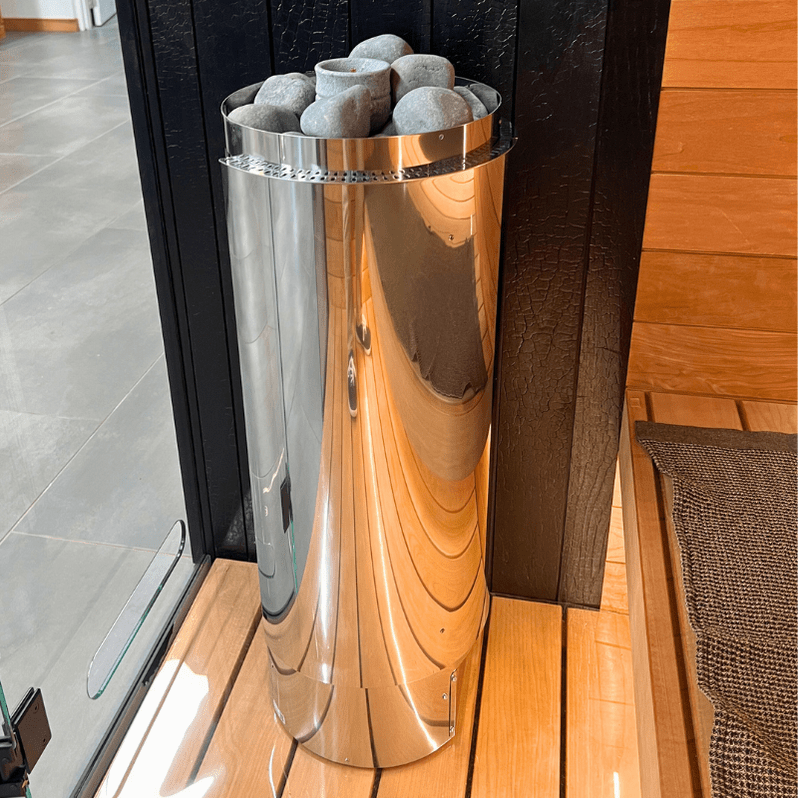 Harvia Cilindro PC60 6 kW Electric Sauna Heater w/ Built-In Controls