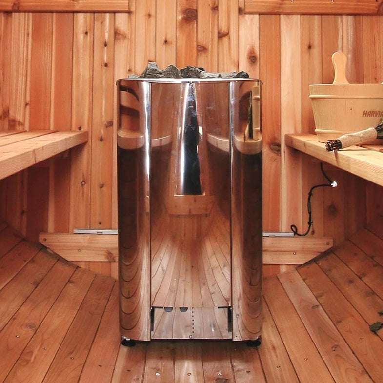 Harvia Club K12.5G Electric Sauna Heater Package