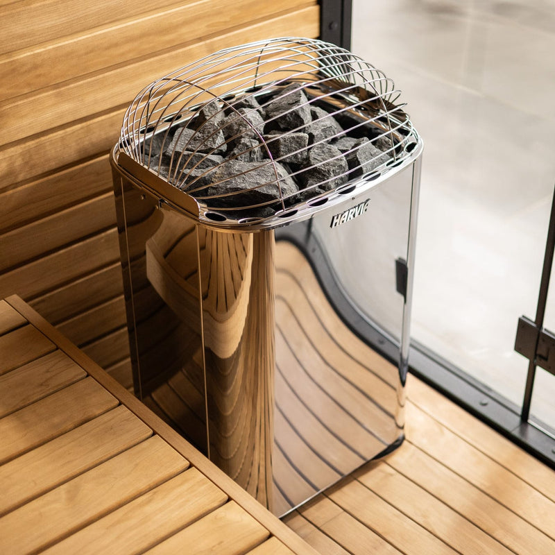Harvia Club K12.5G Electric Sauna Heater Package