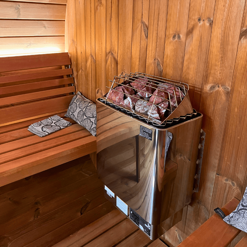Harvia KIP80B 8 kW Electric Sauna Heater w/ Built-in Controls