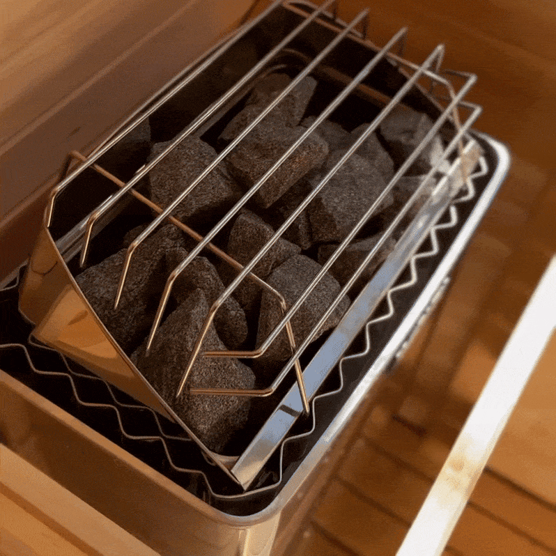 Harvia KIP60W 6 kW Black Electric Sauna Heater package