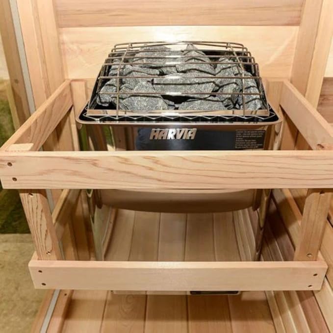Harvia KIP45B 4.5 kW Electric Sauna Heater w/ Built-in Controls