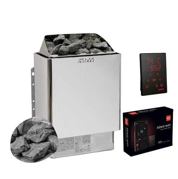 Harvia KIP60W Electric Sauna Heater Package