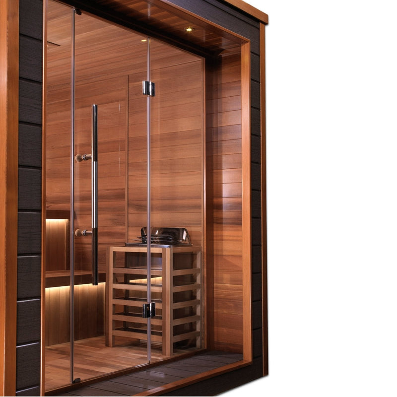 Harvia The Wall Series, 6kW, Black Stainless Steel Sauna Heater, 240V 1PH HSW6U1B