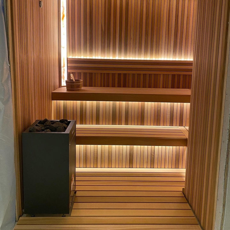 Harvia Virta HL110E Electric Sauna Heater Package