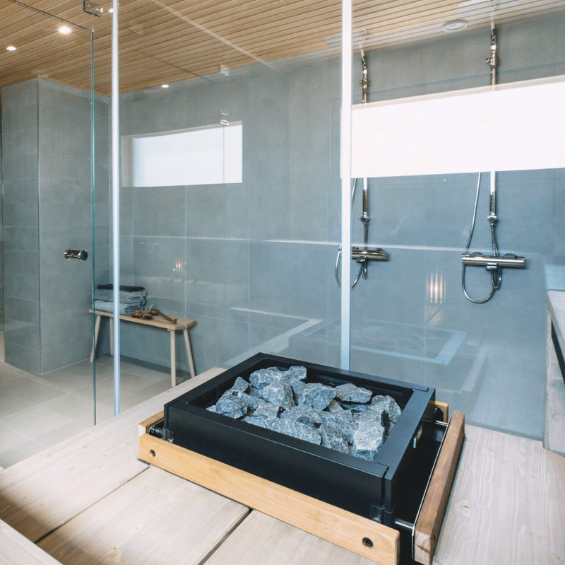 Harvia Virta Combi HL90SA Steamer & Electric Sauna Heater Package