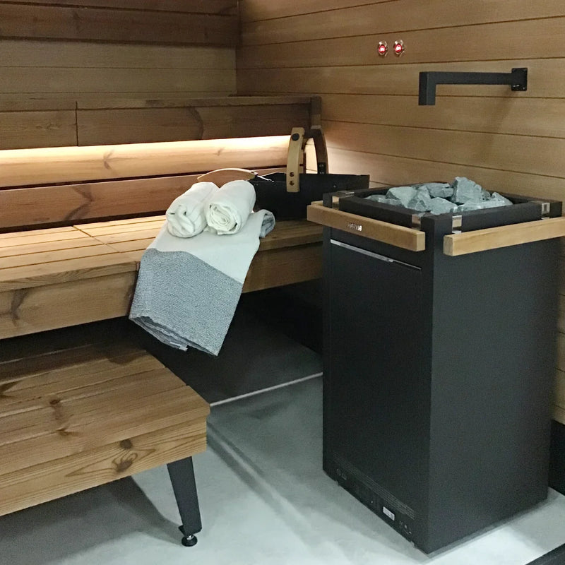Harvia Virta HL110E Electric Sauna Heater Package