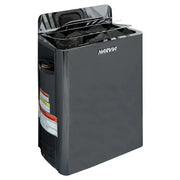 Harvia The Wall Series, 8 kW, Black Stainless Steel Sauna Heater, 240V 1PH HSW8U1B
