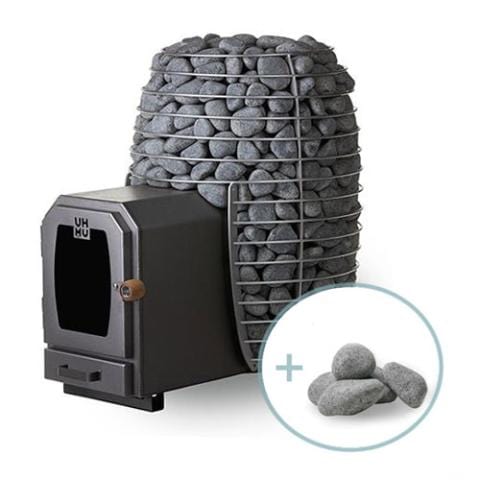HUUM Hive Wood 17 kW LS Wood-Burning Sauna Stove with Firebox Package