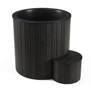 SaunaLife 1-Person Black Thermo-Pine Cold/Hot Plunge Tub