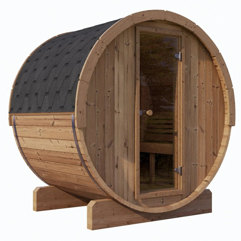 SaunaLife Model E6 3 Person Barrel Sauna