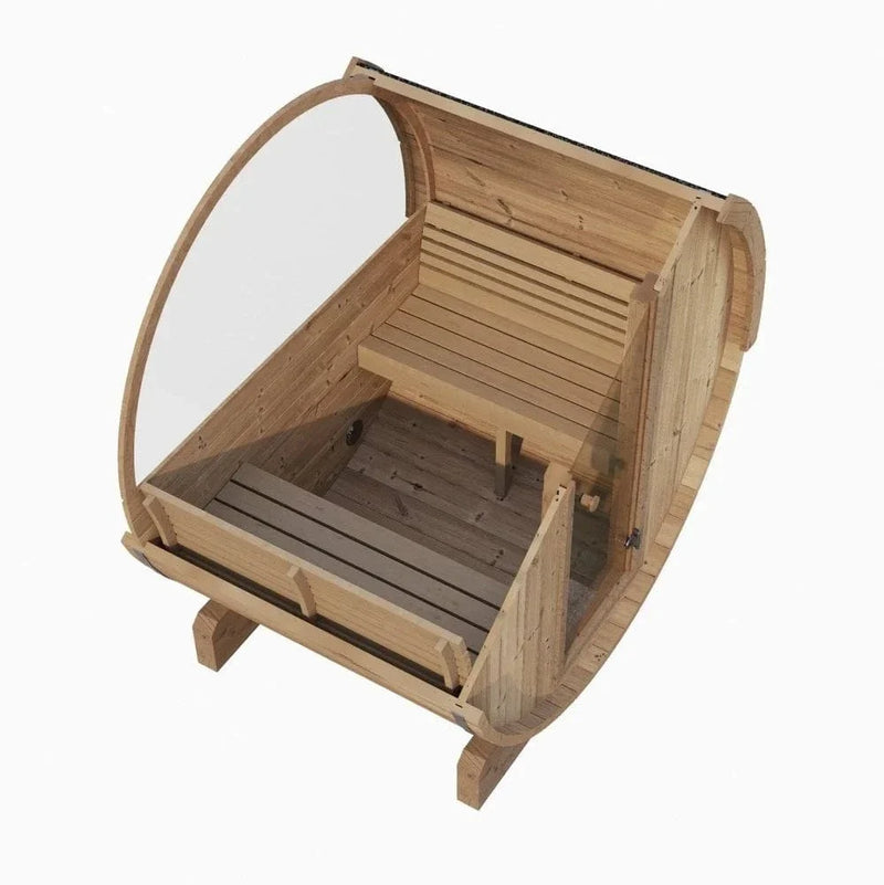 SaunaLife Model E6W 3 Person Sauna Barrel-Window