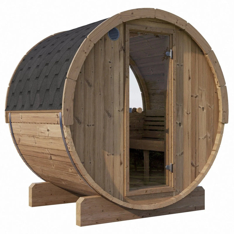 SaunaLife Model E6W 3 Person Sauna Barrel-Window