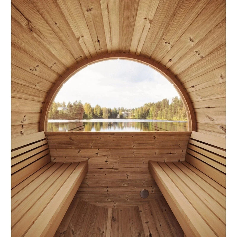 SaunaLife Model E6W 3 Person Sauna Barrel-Window