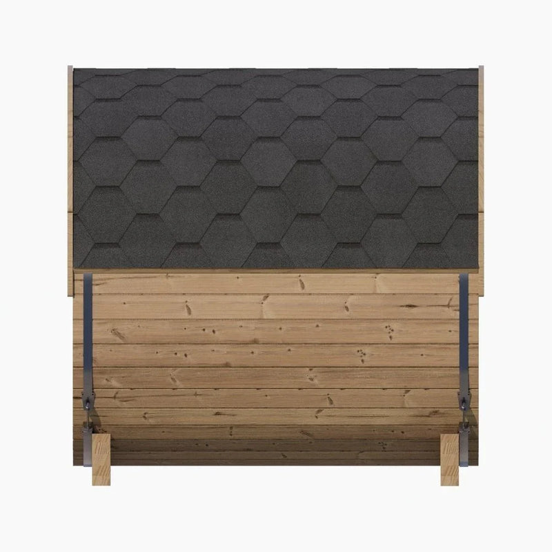 SaunaLife Model E7 4 Person Barrel Sauna