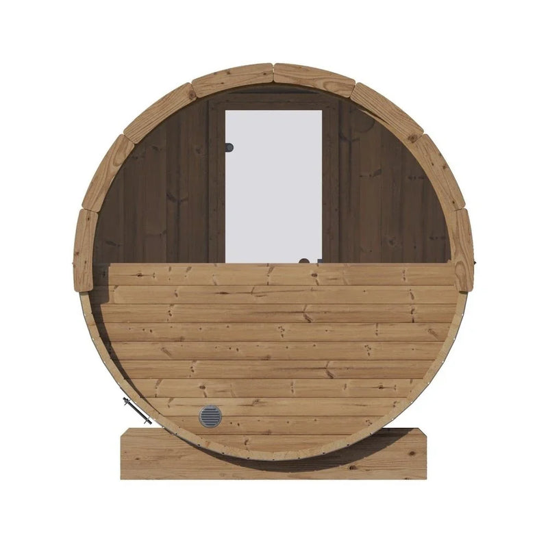 SaunaLife Model E7W 4 Person Sauna Barrel-Window