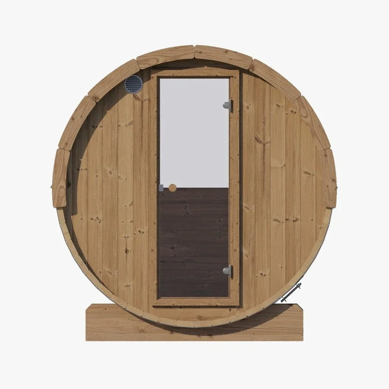SaunaLife Model E7W 4 Person Sauna Barrel-Window