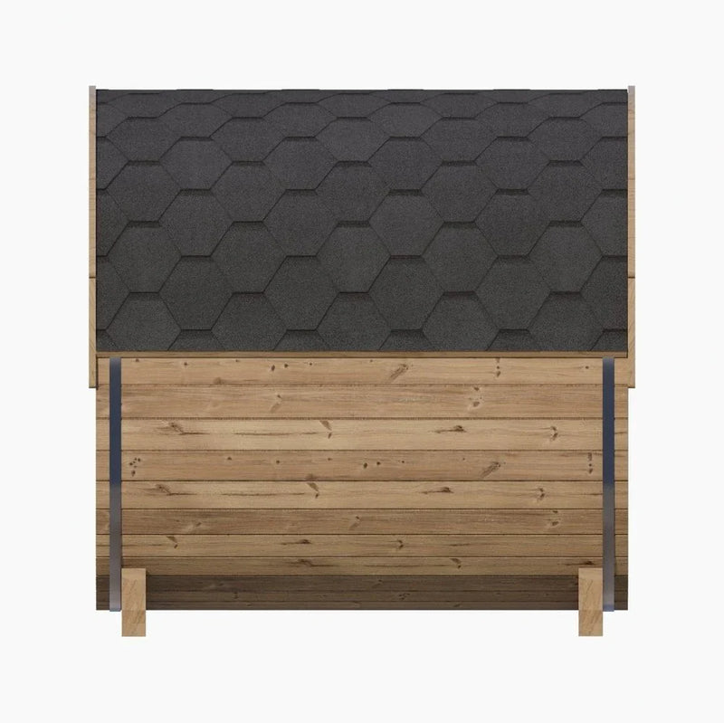 SaunaLife Model E7W 4 Person Sauna Barrel-Window