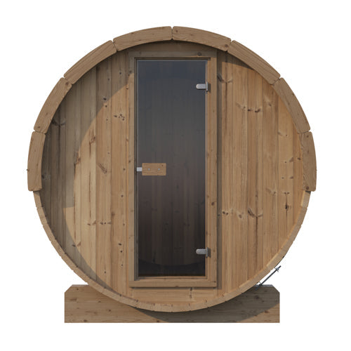SaunaLife Model E8 6 Person Barrel Sauna