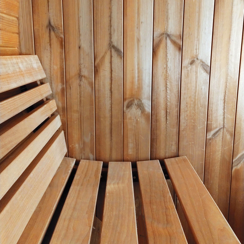 SaunaLife Model E8 6 Person Barrel Sauna
