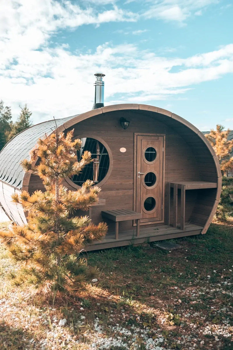 SaunaLife Model G11 8 Person Garden Series Outdoor Sauna
