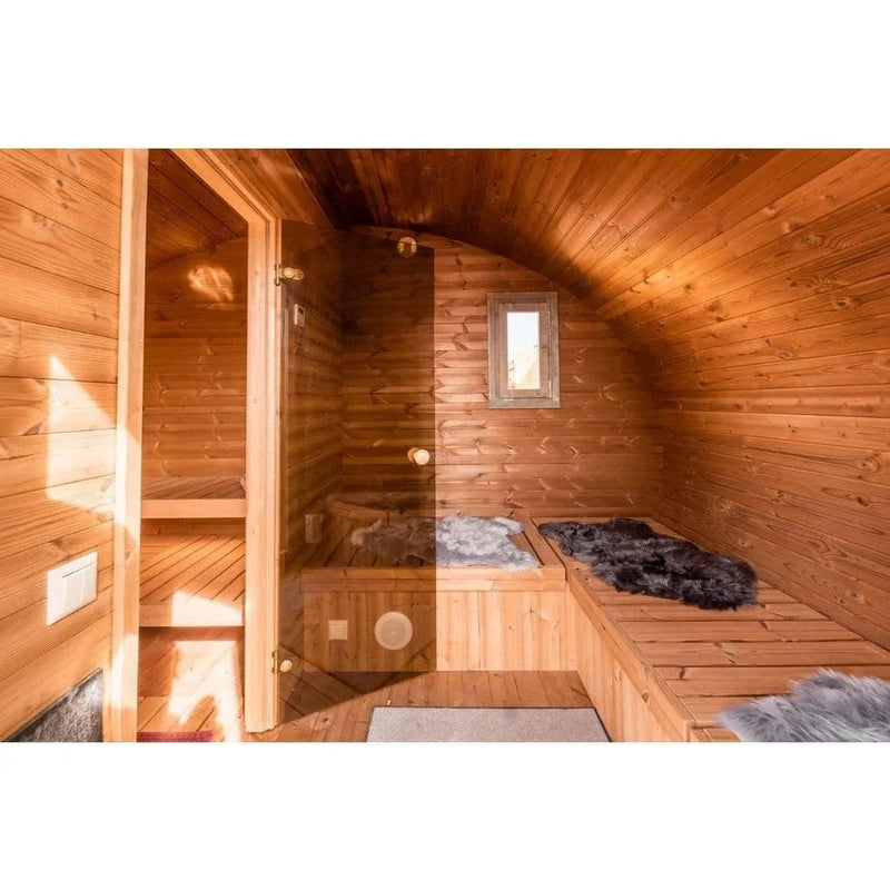 SaunaLife Model G11 8 Person Garden Series Outdoor Sauna