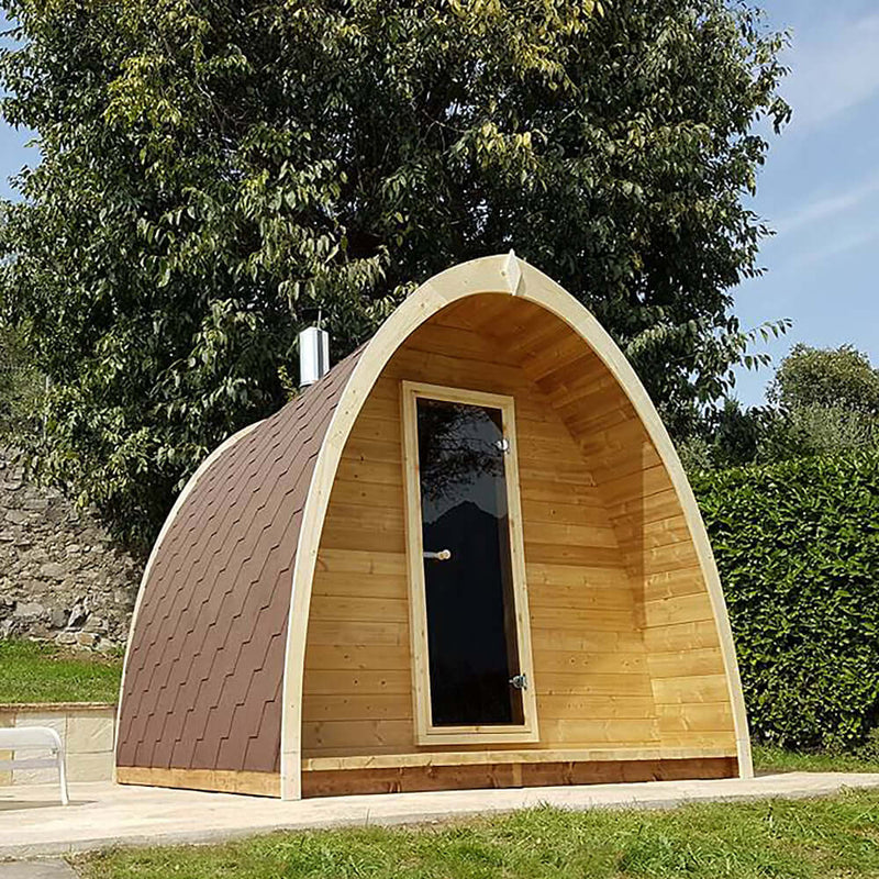 SaunaLife Model G3 4 Person Outdoor Home Sauna Kit