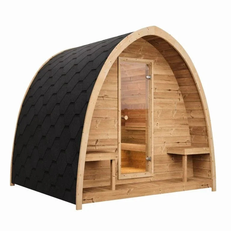 SaunaLife Model G3 4 Person Outdoor Home Sauna Kit