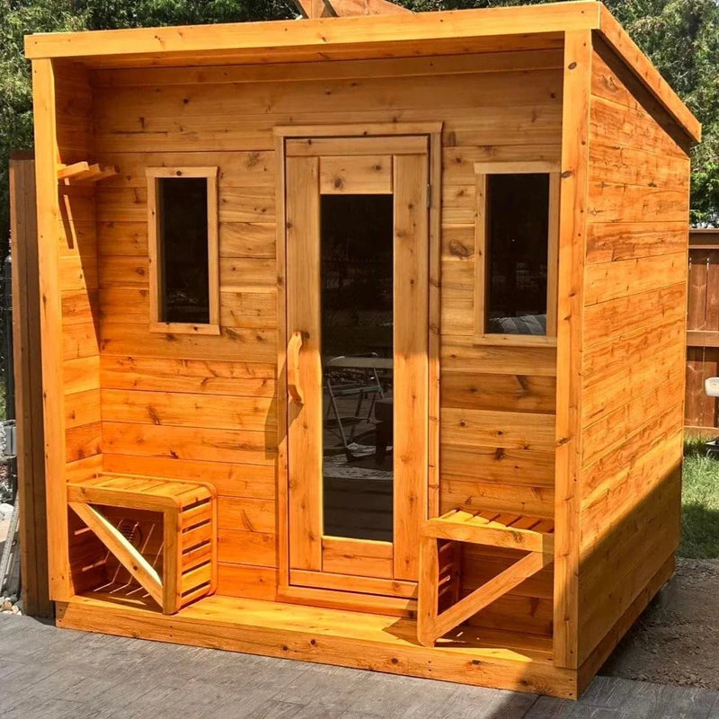 True North Canadian Made 5 Person Outdoor Traditional Cabin Sauna