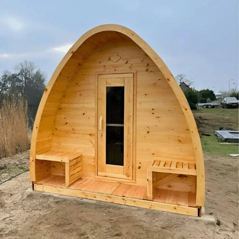 True North Canadian Made 4-8 Person Outdoor Traditional Large Pod Sauna