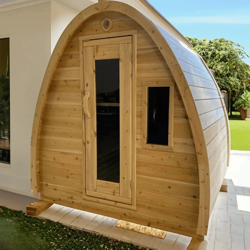 True North Canadian Made 4-8 Person Outdoor Traditional Large Pod Sauna