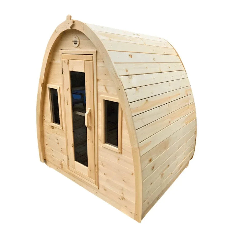 True North Canadian Made 4-8 Person Outdoor Traditional Tiny Pod Sauna
