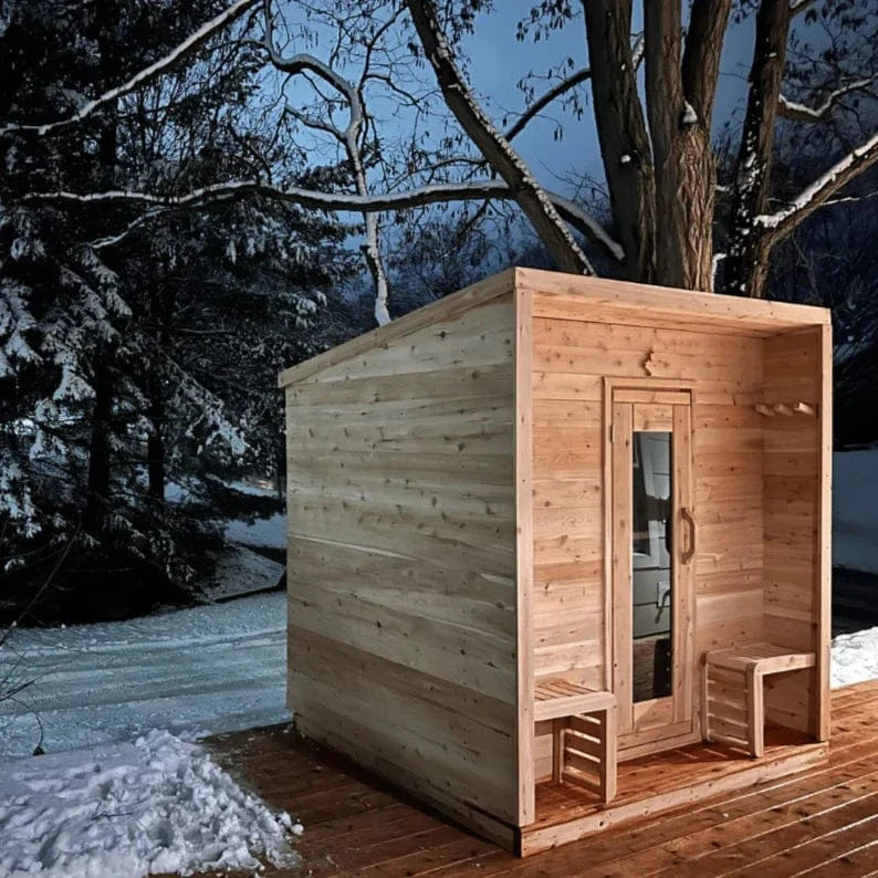 True North Canadian Made 5 Person Outdoor Traditional Cabin Sauna