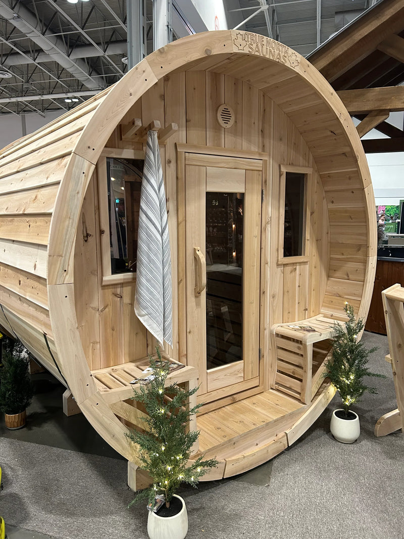True North Panorama Barrel Outdoor Sauna