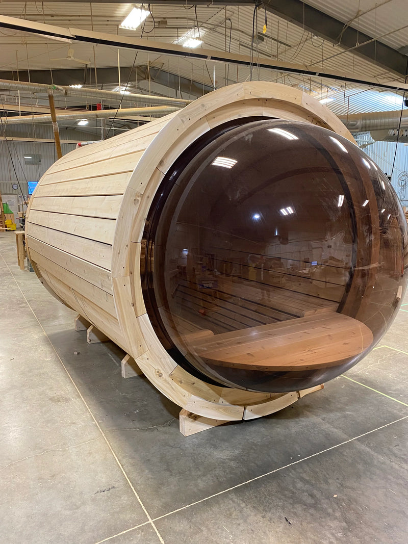 True North Panorama Barrel Outdoor Sauna