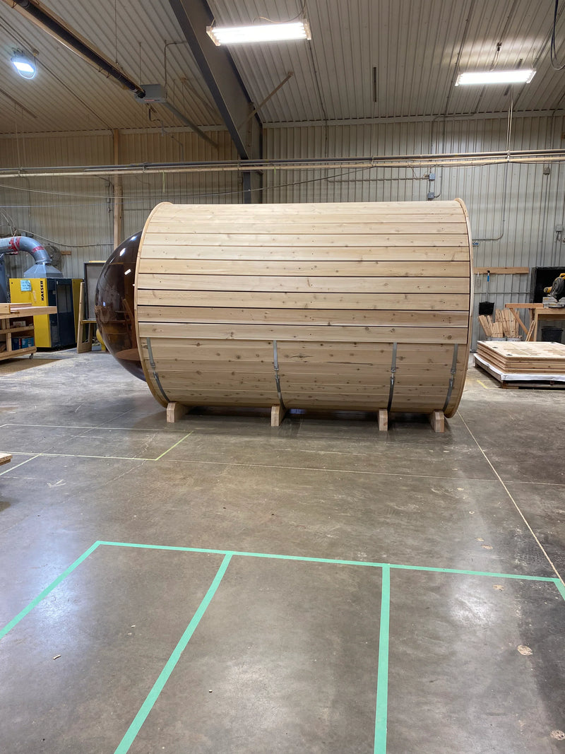 True North Panorama Barrel Outdoor Sauna